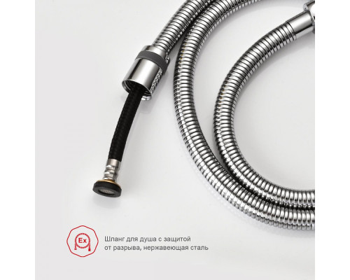 Смеситель Raglo R51.51 с гигиеническим душем настенный , хром