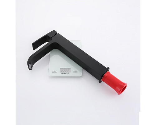 Смеситель Raglo R02.15.06 для раковины высокий монолитный, черный