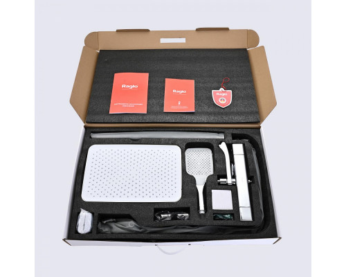 Душевая система Raglo R01.26 для ванны и душа с термостатом излив поворотный 15 см, хром