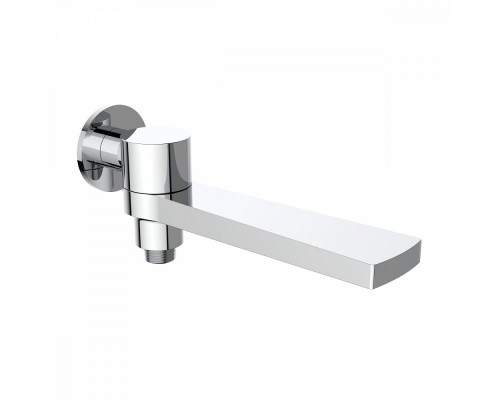 Встраиваемый наполнитель Raglo R473.75 для ванны и душа излив поворотный 21см с функцией переключения латунь, хром