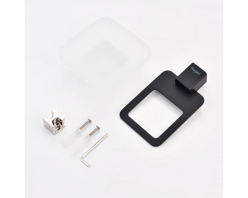 Мыльница Raglo R301.02.06 с держателем,черный