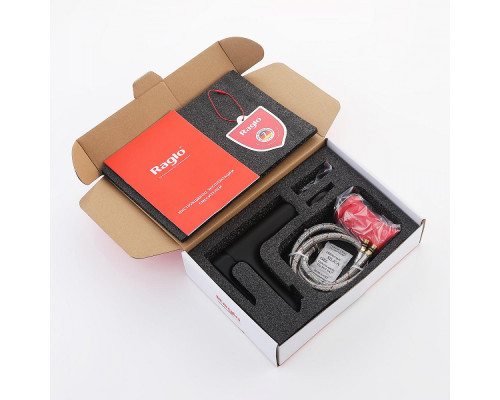 Смеситель Raglo R03.10.06 для раковины монолитный, черный