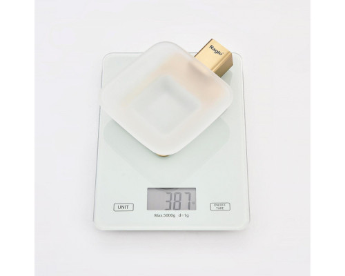 Мыльница Raglo R301.02.03 с держателем,сатин золотой