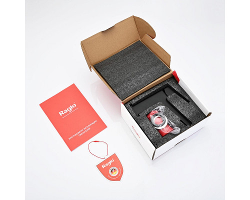 Смеситель Raglo R30.10.06 для раковины монолитный, черный