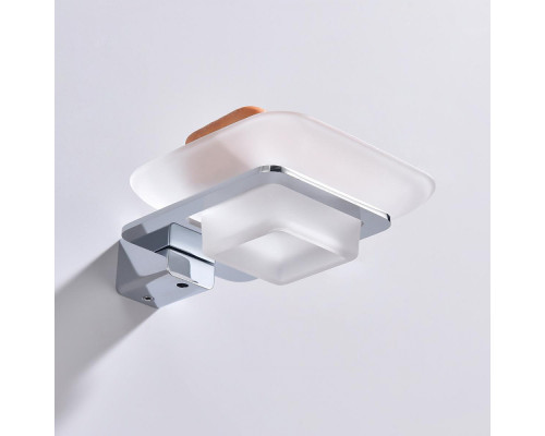 Мыльница Raglo R301.02 с держателем,хром