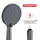 Лейка душевая Raglo R450.50.09 3-х режимная круглая пластик/силикон, графит