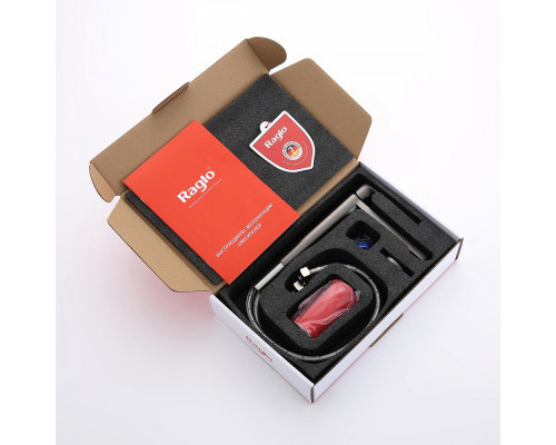 Смеситель Raglo R10.10.09 для раковины монолитный, графит