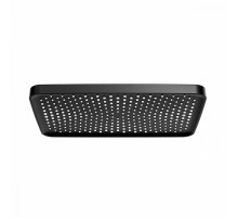 Лейка душевая верхняя Raglo R451.52.06 тропический душ 340*220мм пластик/силикон, черный