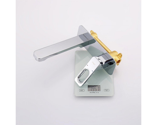 Смеситель Raglo R51.11 для раковины встраиваемый монолитный, хром