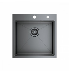 Кухонная мойка Raglo R700.5050.09 из нержавеющей стали в базу от 50см, графит