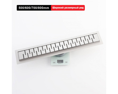 Душевой трап Raglo R651.50.05 500мм, нержавеющая сталь, сатин