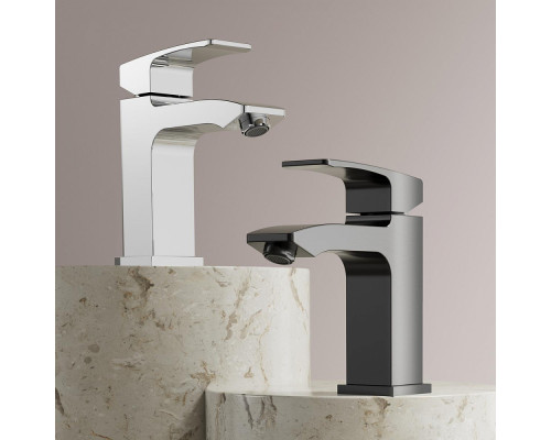 Смеситель Raglo R01.10.09 для раковины монолитный, графит