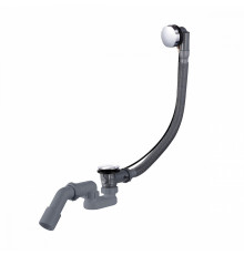 Слив-перелив для ванны Raglo R600.30 полуавтоматический (с тросиком), латунь/пластик, хром