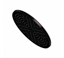 Лейка душевая верхняя Raglo R451.50.06 тропический душ ∅250мм пластик/силикон, черный