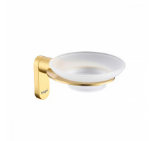 Мыльница Raglo R300.02.03 с держателем,сатин золотой