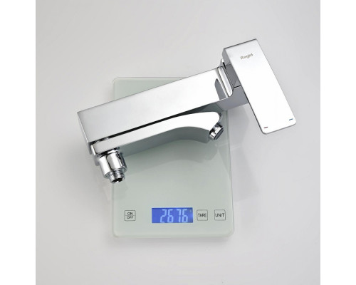 Смеситель Raglo R01.30 для ванны и душа настенный излив поворотный 15 см, хром