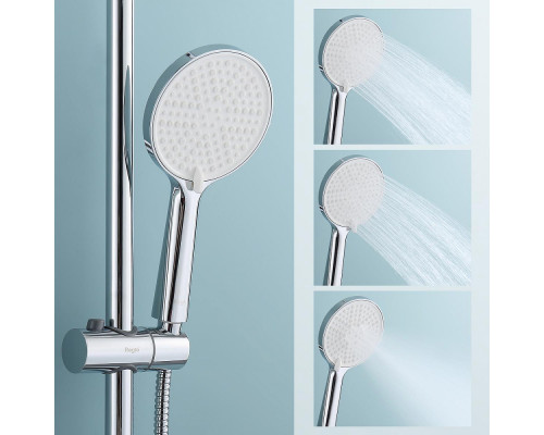 Душевая система Raglo R20.24 для ванны и душа излив поворотный 15 см, хром