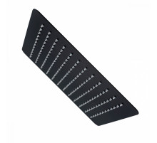 Лейка душевая верхняя Raglo R451.55.06 тропический душ 300*300мм нержавеющая сталь, черный