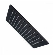 Лейка душевая верхняя Raglo R451.55.06 тропический душ 300*300мм нержавеющая сталь, черный