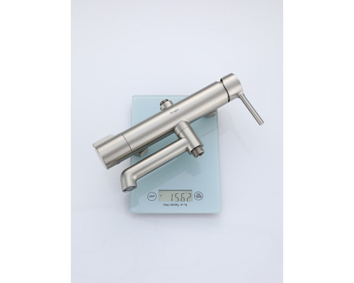 Душевая система Raglo R20.24.05 для ванны и душа излив поворотный 15 см, сатин