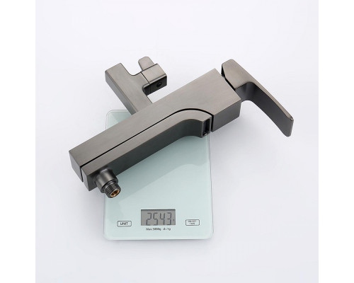 Душевая система Raglo R02.24.09 для ванны и душа излив поворотный 20 см, графит