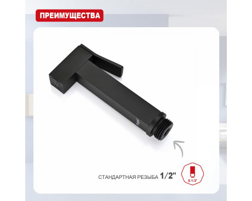 Лейка для гигиенического душа Raglo R460.04.06 латунь, черный