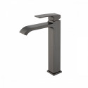 Смеситель Raglo R02.15.09 для раковины высокий монолитный, графит