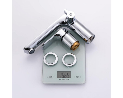 Смеситель Raglo R03.31 на борт ванны врезной монолитный, хром