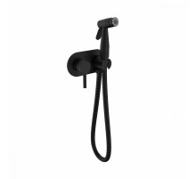 Смеситель Raglo R20.52.06 с гигиеническим душем встраиваемый , черный