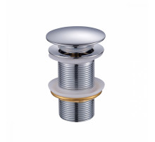 Донный клапан для раковины Raglo R600.02 без перелива (клик-клак), латунь, хром