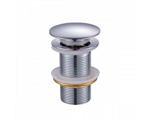 Донный клапан для раковины Raglo R600.02 без перелива (клик-клак), латунь, хром