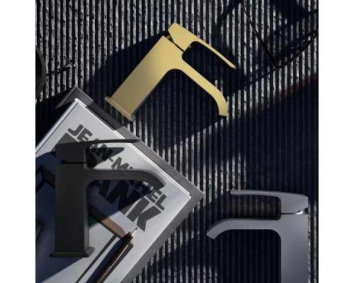 Смеситель Raglo R02.10.06 для раковины монолитный, черный