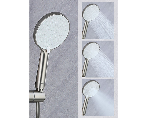 Душевая система Raglo R20.24.05 для ванны и душа излив поворотный 15 см, сатин