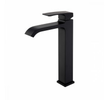 Смеситель Raglo R02.15.06 для раковины высокий монолитный, черный