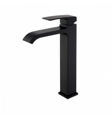 Смеситель Raglo R02.15.06 для раковины высокий монолитный, черный
