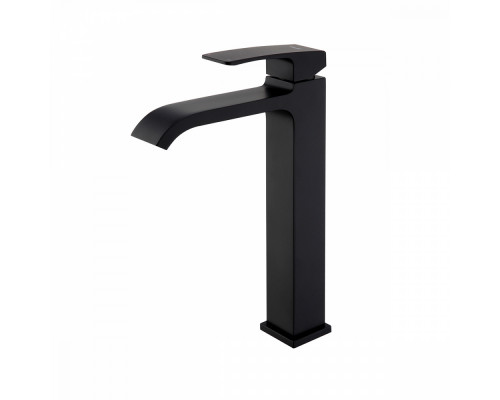 Смеситель Raglo R02.15.06 для раковины высокий монолитный, черный