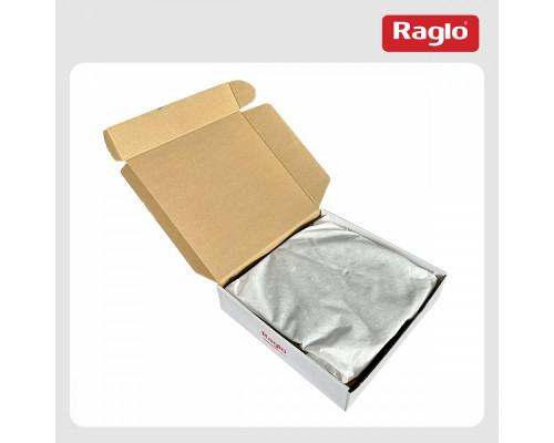 Лейка душевая верхняя Raglo R451.56.09 тропический душ ∅300мм нержавеющая сталь, графит