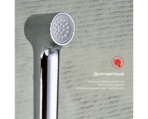 Смеситель Raglo R03.53 с гигиеническим душем встраиваемый , хром