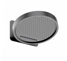 Лейка верхняя Raglo R452.02.09 для душа ∅323мм 2 режима круглая нержавеющая сталь, графит