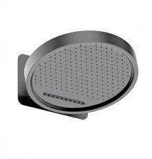 Лейка верхняя Raglo R452.02.09 для душа ∅323мм 2 режима круглая нержавеющая сталь, графит