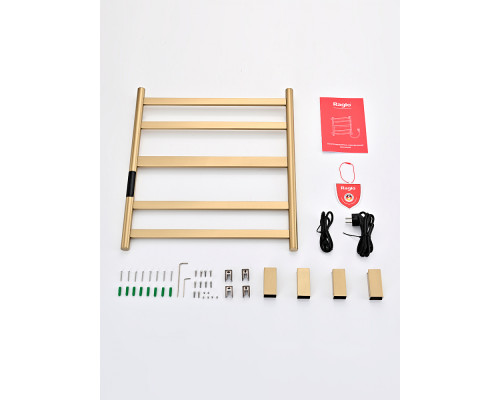 Полотенцесушитель электрический RAGLO R350.01.03 настенный сенсорный с терморегулятором , сатин золотой