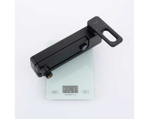 Смеситель Raglo R51.30.06 для ванны и душа настенный излив поворотный 15 см, черный