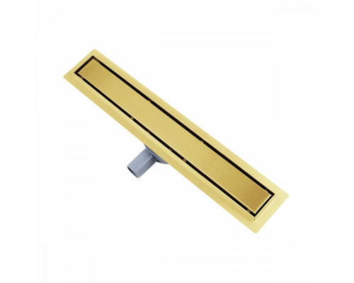 Душевой трап двухсторонний/под плитку Raglo R652.70.03 700мм, нержавеющая сталь, сатин золотой