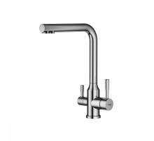 Смеситель Raglo R81.61.05 для кухни с подключением к фильтру излив поворотный, сатин