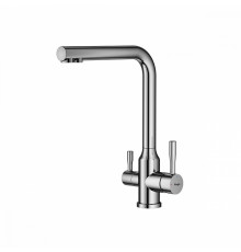 Смеситель Raglo R81.61.05 для кухни с подключением к фильтру излив поворотный, сатин