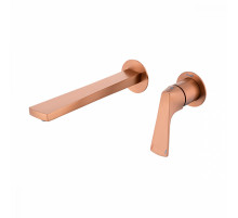 Смеситель Raglo R07.11.33 для раковины встраиваемый монолитный, матовая медь