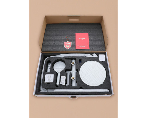 Душевая система Raglo R20.24.08 для ванны и душа излив поворотный 15 см, белый