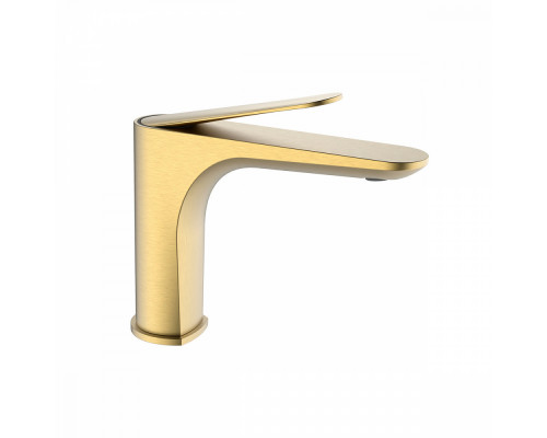 Смеситель Raglo R21.10.03 для раковины монолитный, сатин золотой