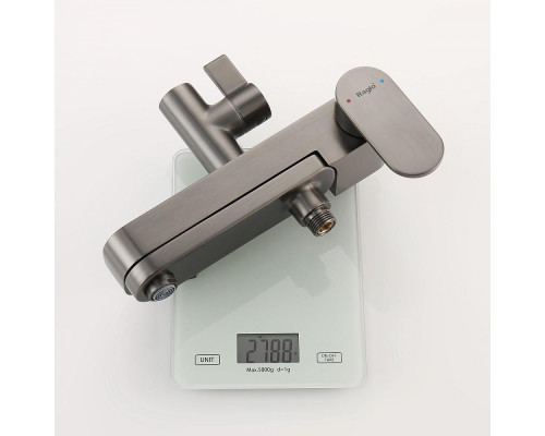 Душевая система Raglo R50.24.09 для ванны и душа излив поворотный 15 см, графит