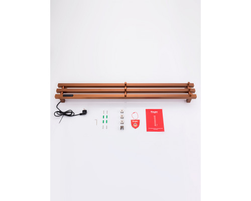 Полотенцесушитель электрический RAGLO R350.17.33 настенный сенсорный узкий с терморегулятором , матовая медь